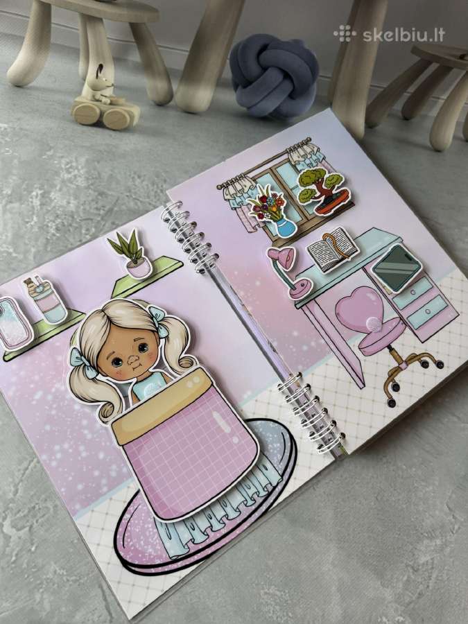 Rankų darbo knygelės vaikams su lipdukais - nuotraukos Nr. 12