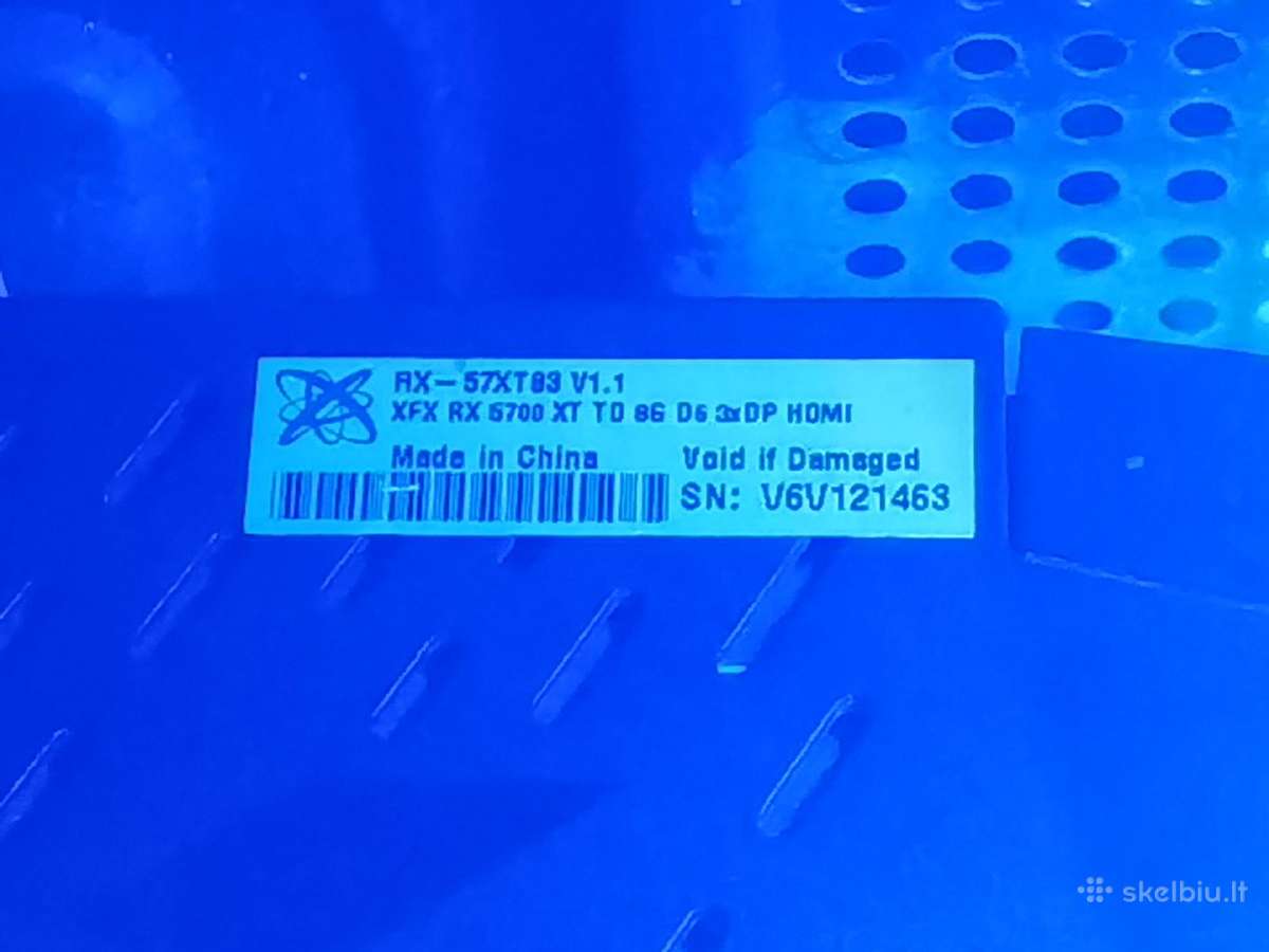 Xfx Radeon Rx 5700 XT - nuotraukos Nr. 2