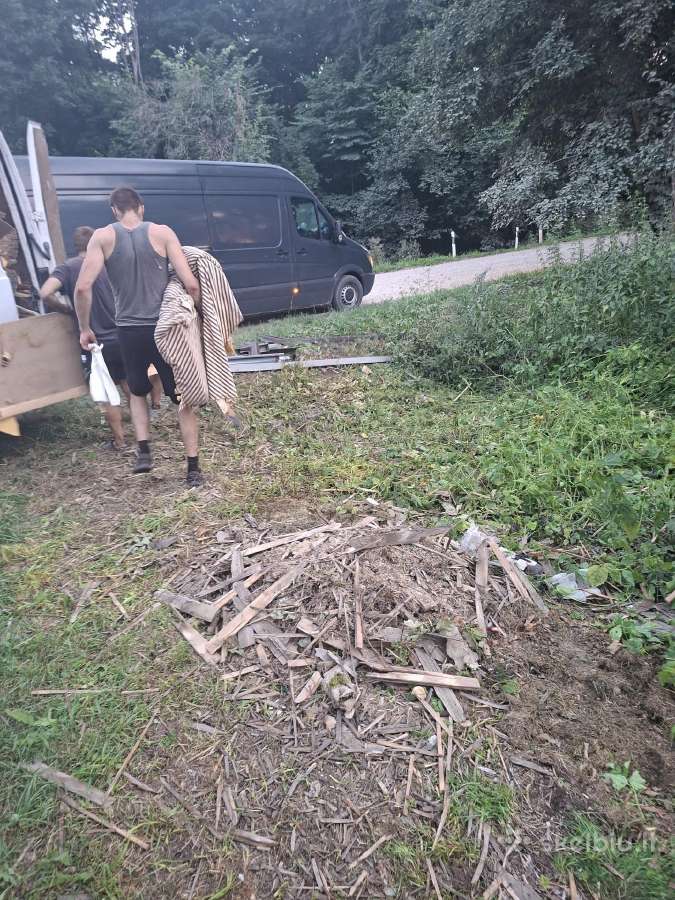 Šiukšlių, Atliekų, išvežimas,17m3 Mikroautobusu - nuotraukos Nr. 23