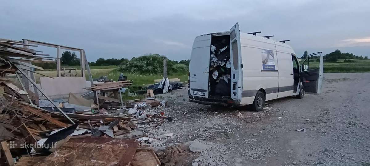 Šiukšlių, Atliekų, išvežimas,17m3 Mikroautobusu - nuotraukos Nr. 37