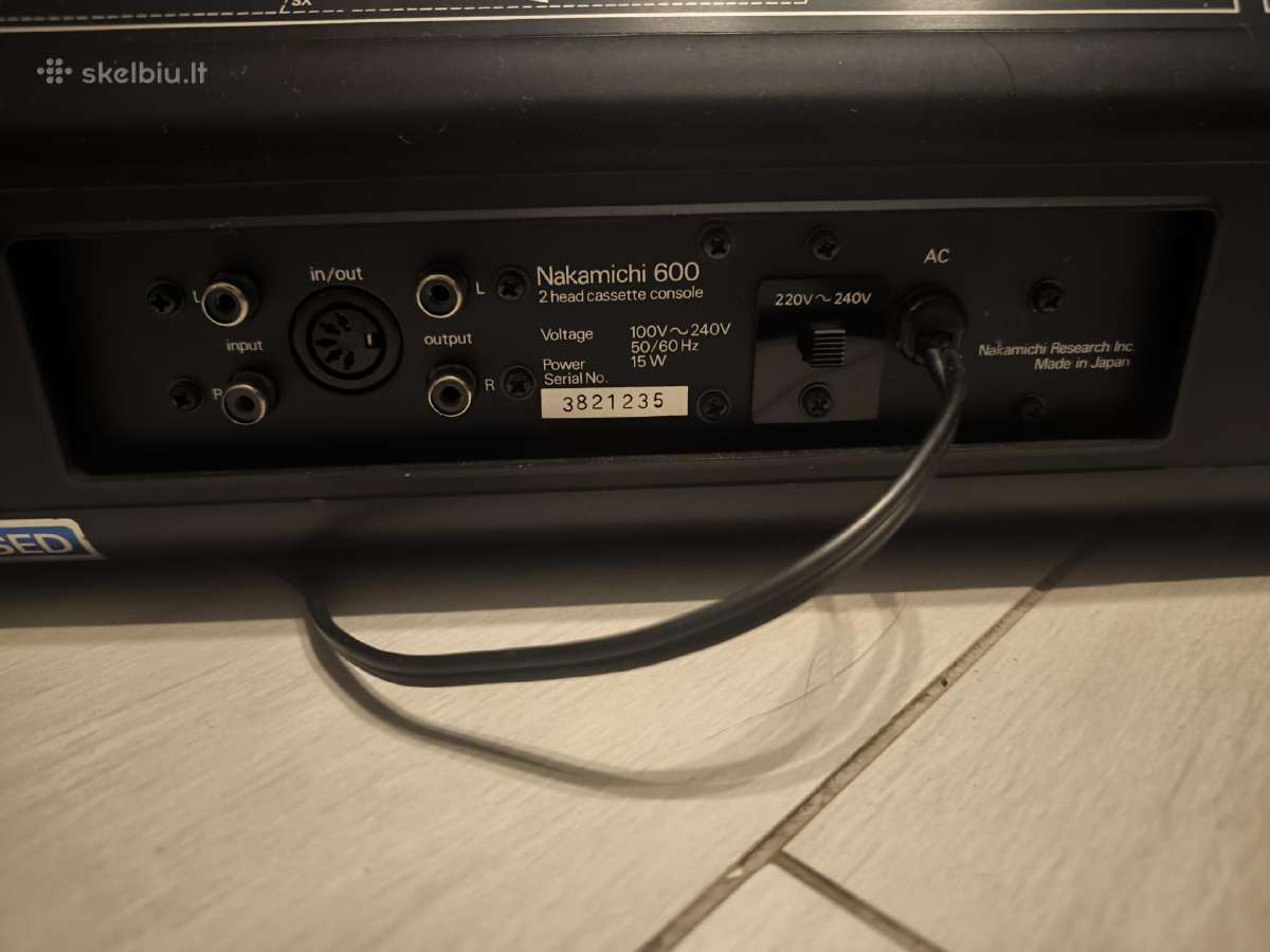 Nakamichi 600 - nuotraukos Nr. 6