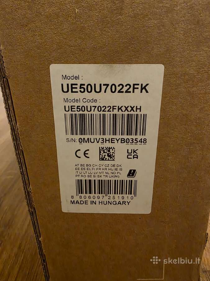 Samsung Ue50u7022fk - nuotraukos Nr. 2