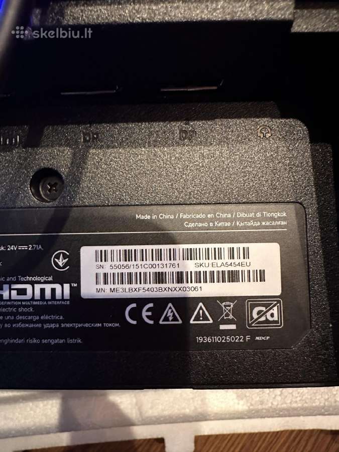Monitorius Xiaomi g34wqi - nuotraukos Nr. 3