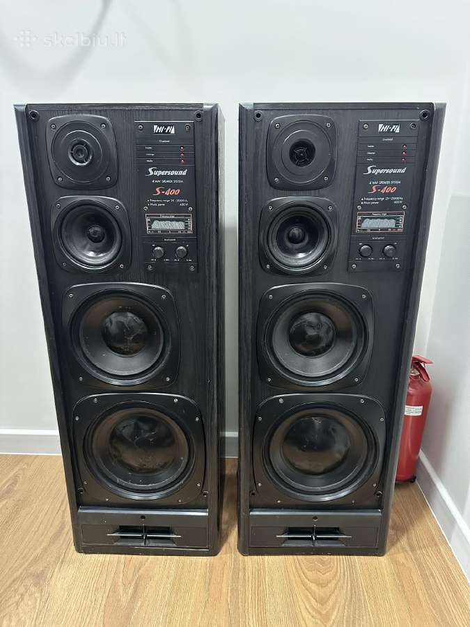 Radiotechnika s400 koloneles + stiprintuvai - nuotraukos Nr. 5