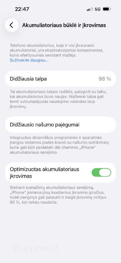 iPhone 14 Pro Black 128gb - nuotraukos Nr. 2