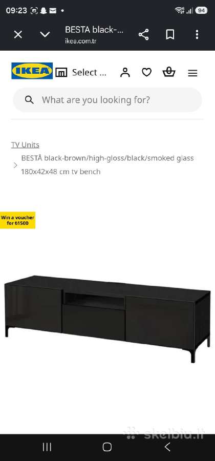 Ikea TV staliukas - nuotraukos Nr. 2