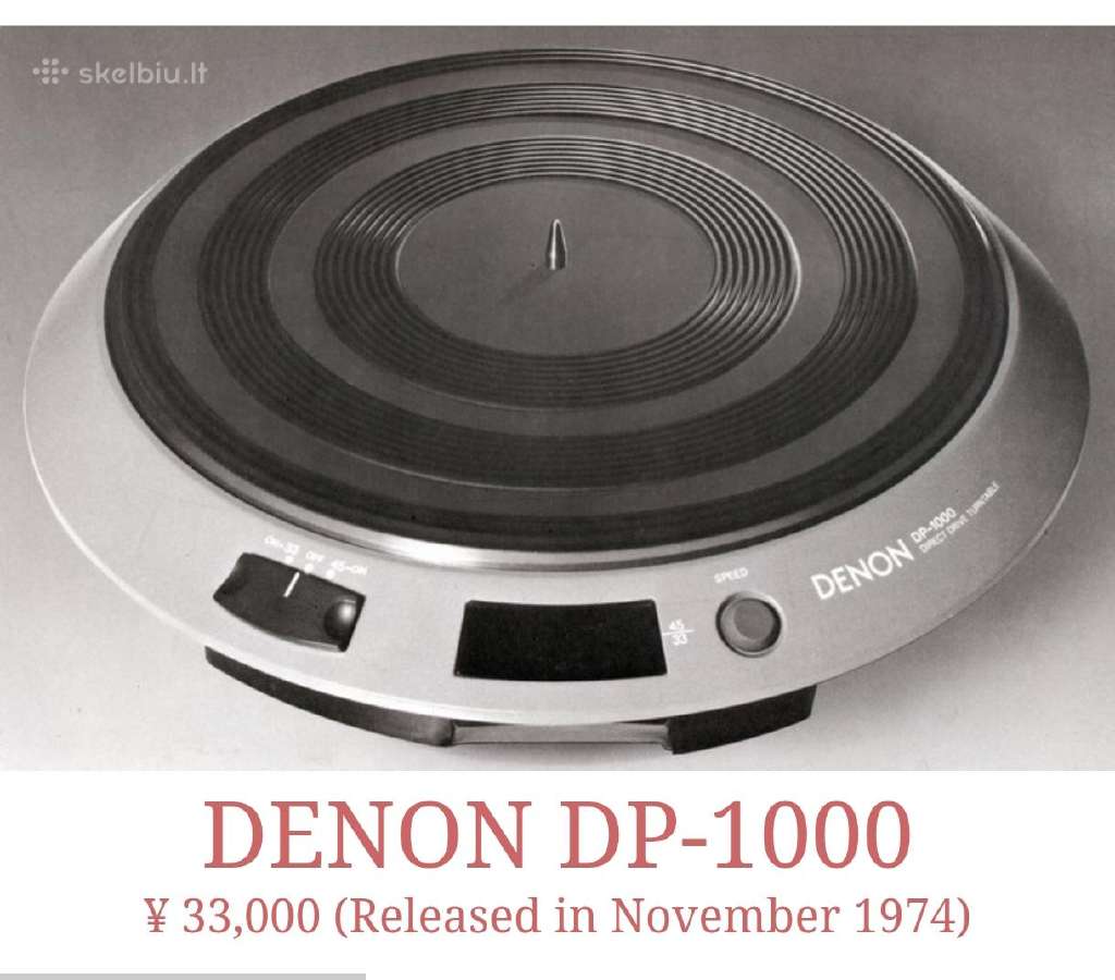 Denon Dp-1000, Da-305 - nuotraukos Nr. 2