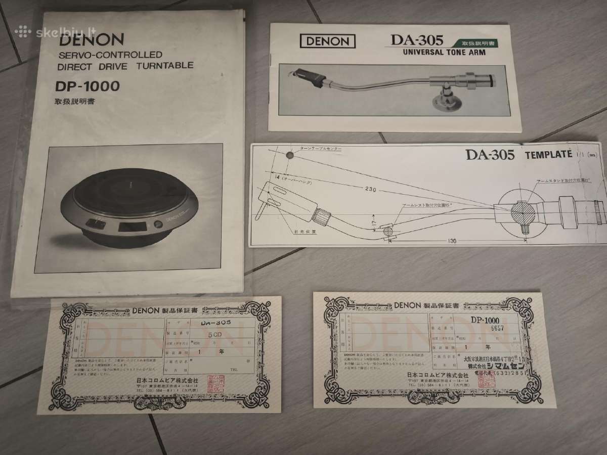 Denon Dp-1000, Da-305 - nuotraukos Nr. 7