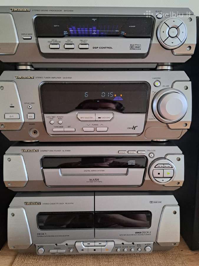 Muzikinis centras Technics + bluetooth adapteris - nuotraukos Nr. 2