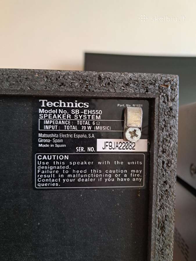Muzikinis centras Technics + bluetooth adapteris - nuotraukos Nr. 3