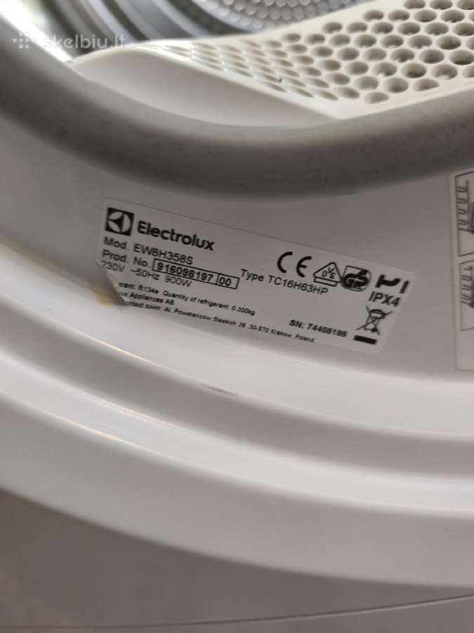 Džiovyklė Elektroliux Ew8hs259s - nuotraukos Nr. 5