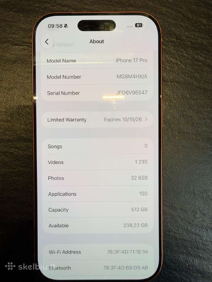iPhone 17 pro 512gb - nuotraukos Nr. 8