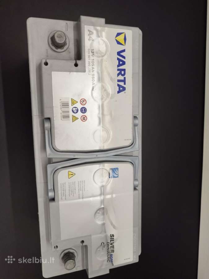 Varta Agm 105 Ah - nuotraukos Nr. 2