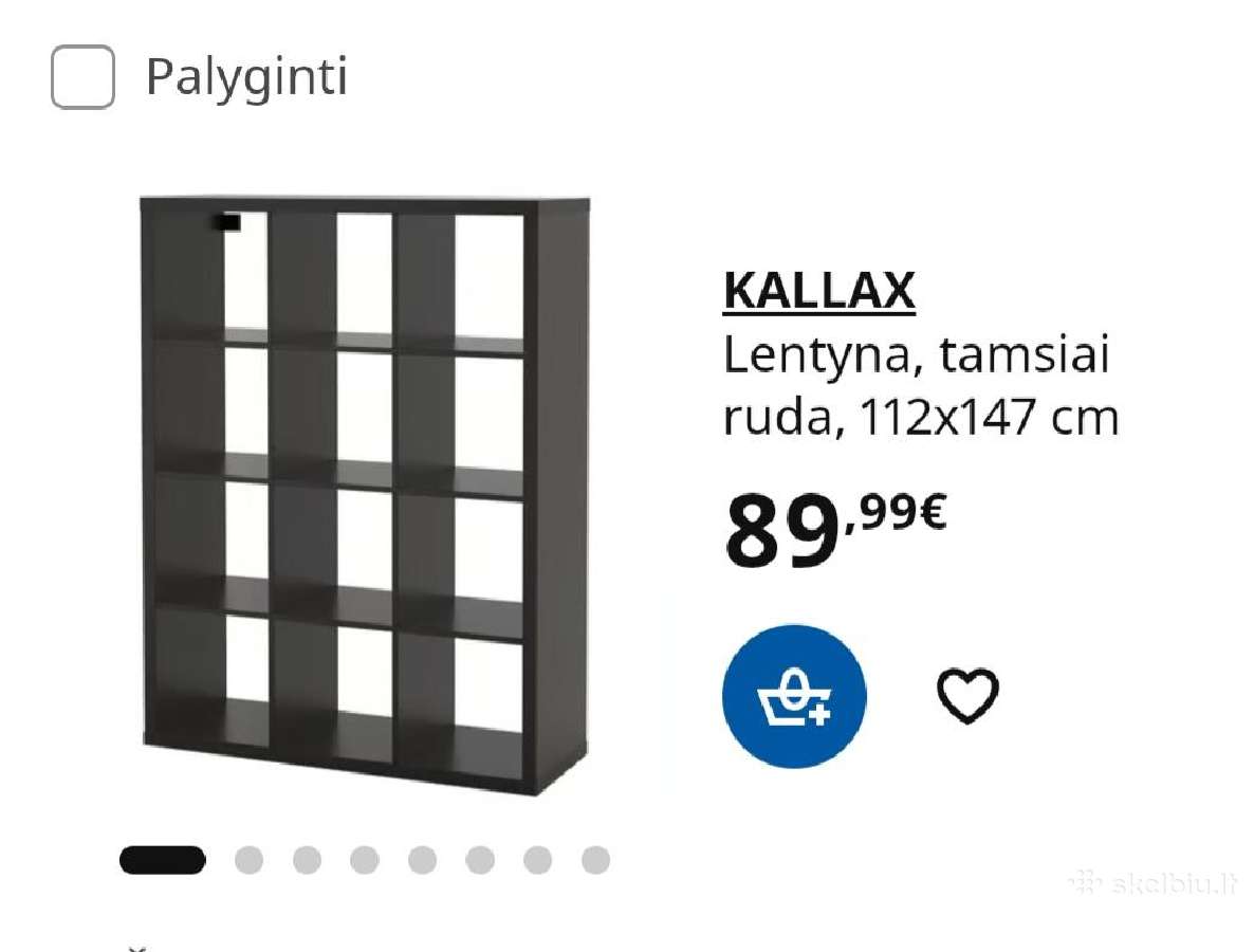 Ikea Kallax lentyna - nuotraukos Nr. 3