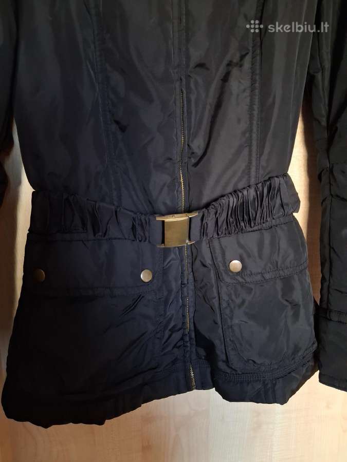 Zara basic juoda striukė su gobtuvu - nuotraukos Nr. 4