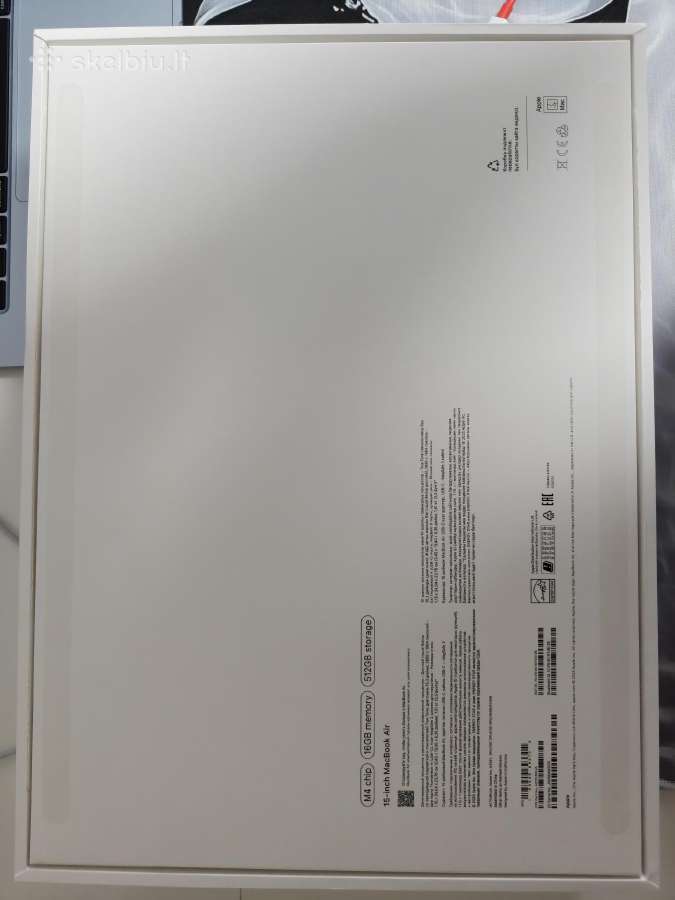 MacBook Air 15" M4 / 16gb / 512gb / Silver - nuotraukos Nr. 8