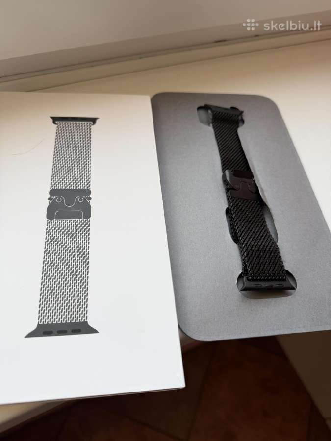Apple Ultra 3 black Titanium Milanese - nuotraukos Nr. 3