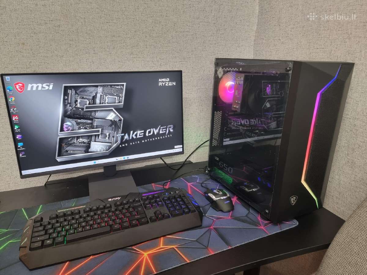 Gaming Pc R5 7500f Rtx4060ti 8gb. - nuotraukos Nr. 4