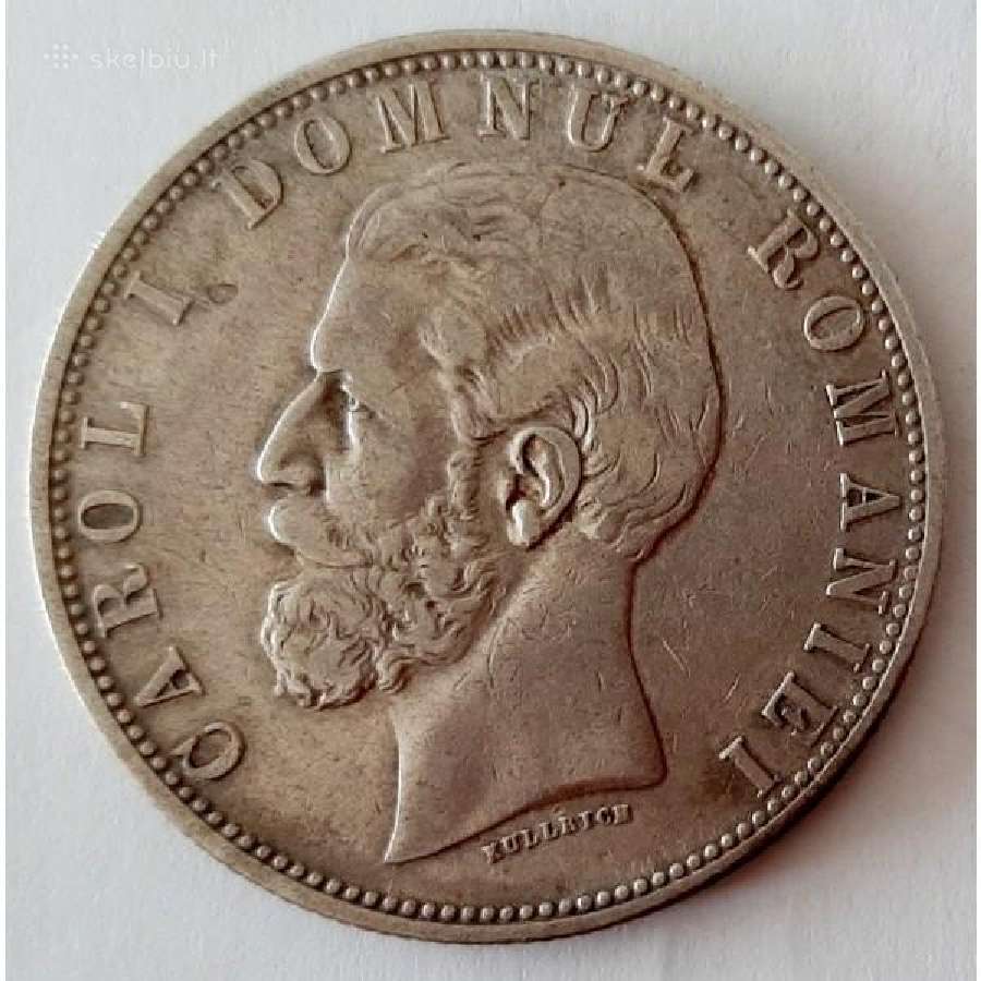1881 Rumunija 5 lėjos - nuotraukos Nr. 2