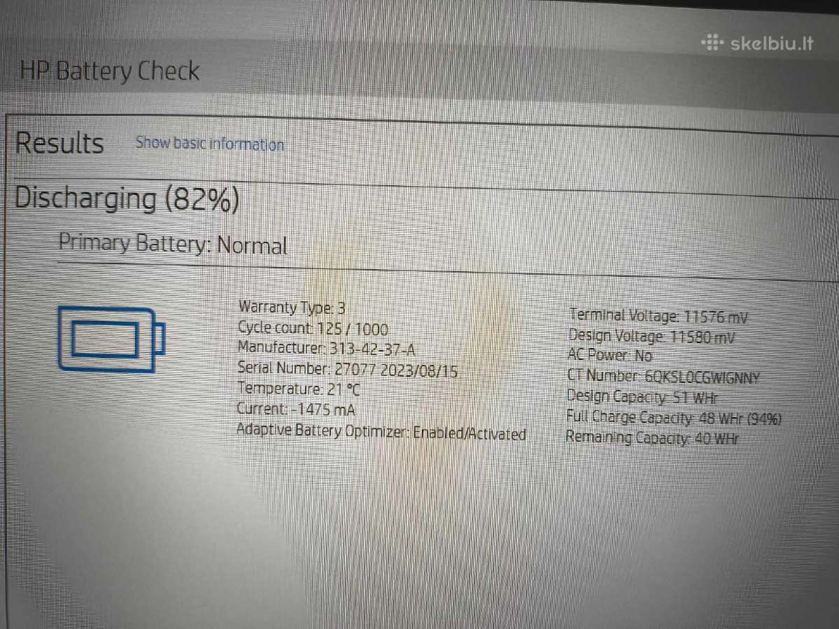 845 G10 14" Ts Ryzen 5 7540u 32gb 512gb 6% 12 Mėn - nuotraukos Nr. 6