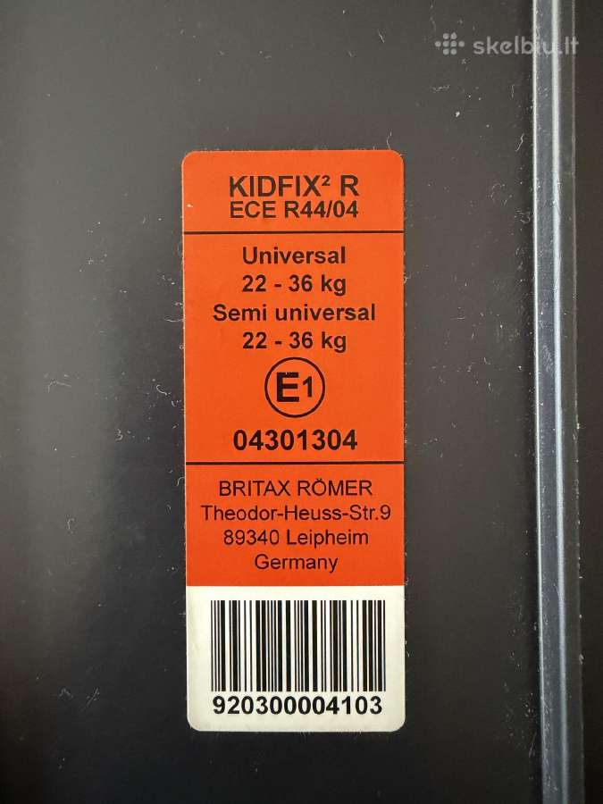 Britax romer Kidfix RS - nuotraukos Nr. 4