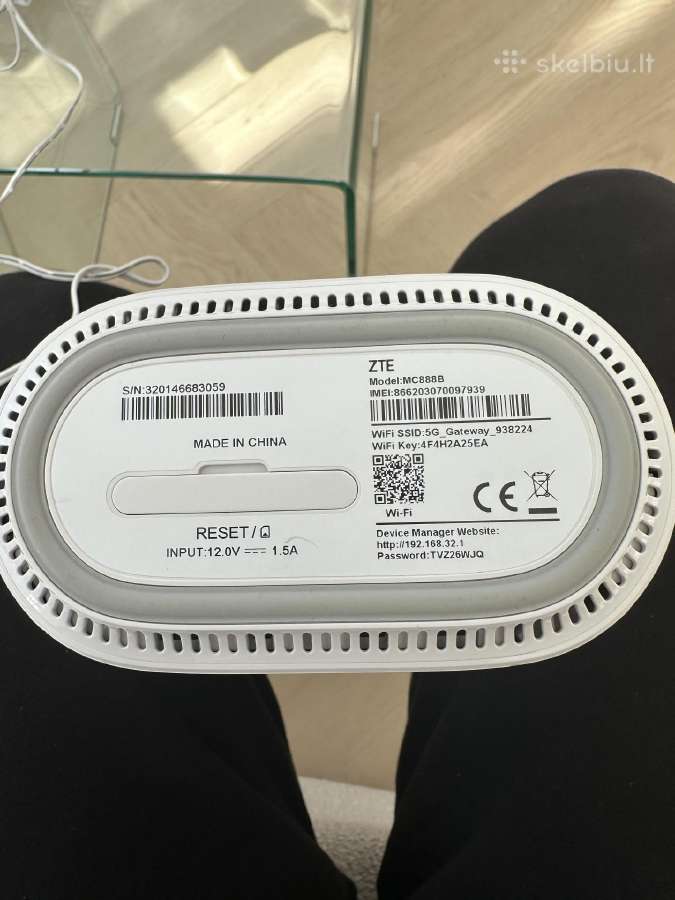 Zte Mc888b 5G modemas, maršrutizatorius - nuotraukos Nr. 3