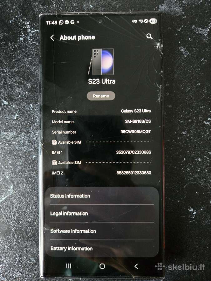 Samsung s23 ultra - nuotraukos Nr. 4