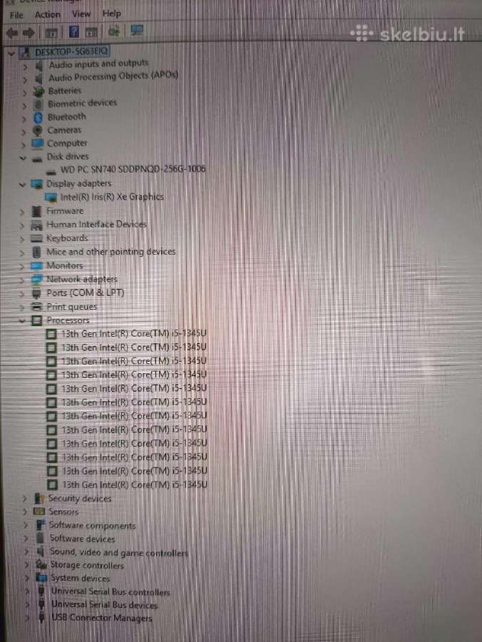 Elitebook x360 13.3 Touch i5-1345u 16/256gb 25% - nuotraukos Nr. 6