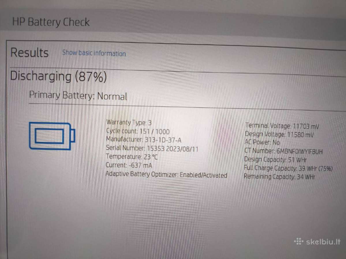 Elitebook x360 13.3 Touch i5-1345u 16/256gb 25% - nuotraukos Nr. 7