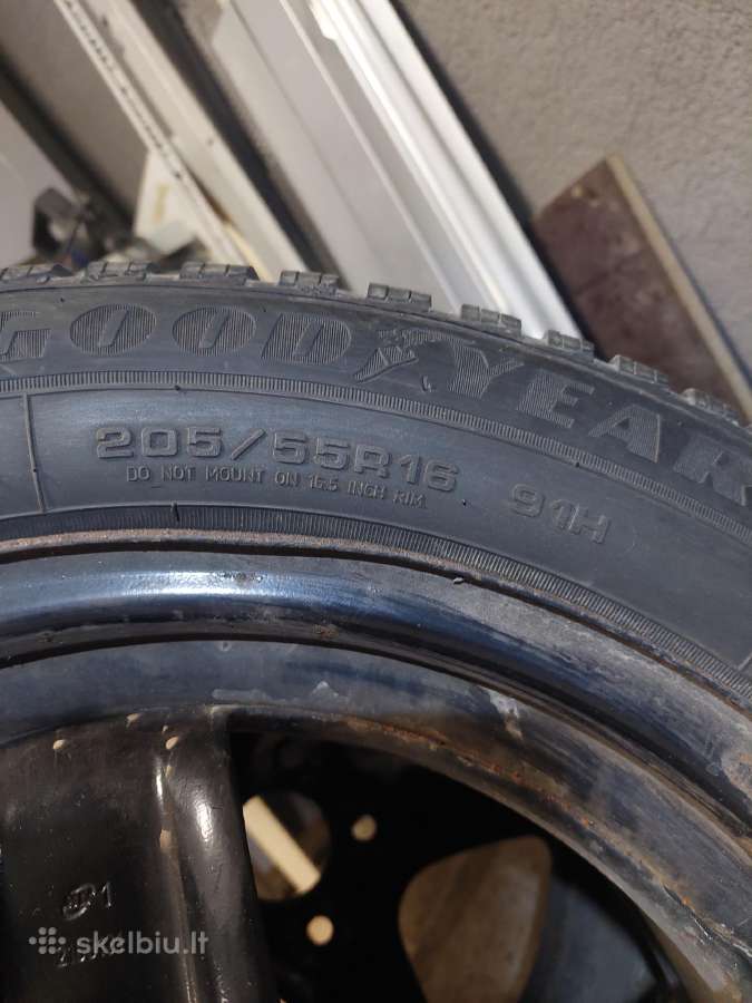 Opel originalūs 16coliu su žieminėmis goodyear - nuotraukos Nr. 2