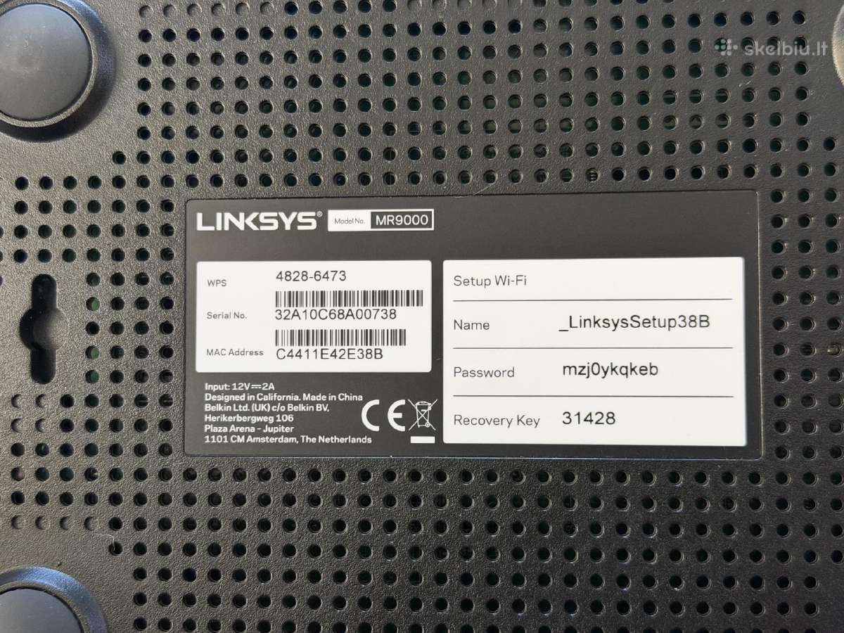 Linksys Mr9000 Ac3000 Tri-band maršrutizatorius - nuotraukos Nr. 3