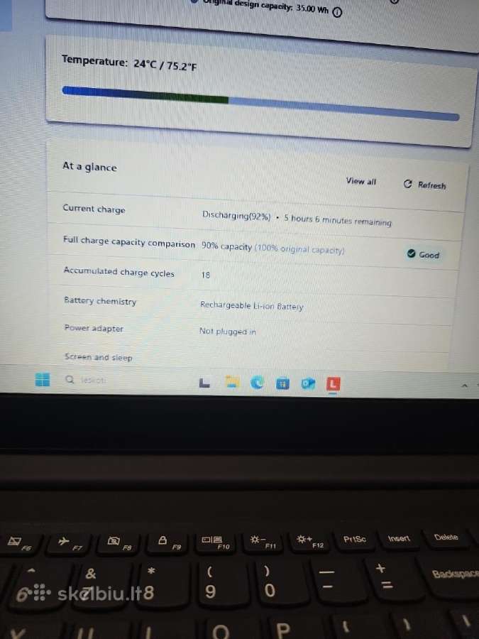 Lenovo V15-ikb i3-8130u - nuotraukos Nr. 5