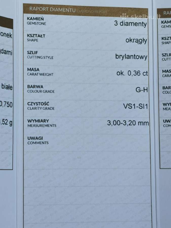 750 auksas smatagdai ir deimantai - nuotraukos Nr. 12