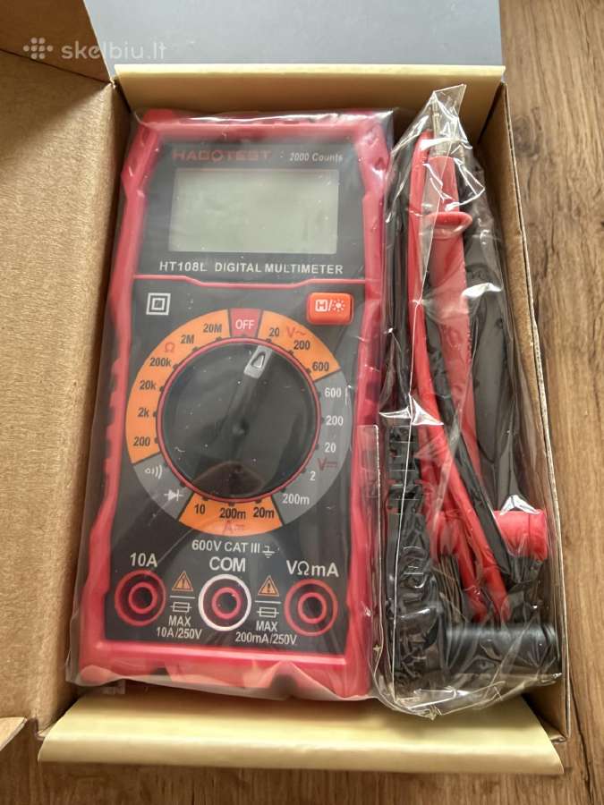 Multimetras Habotest Ht108l - nuotraukos Nr. 2