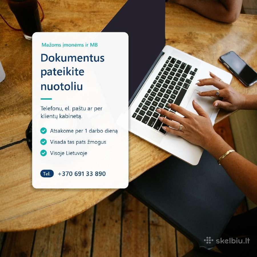 Buhalterinės paslaugos MB ir UAB – nuo 100 €/mėn. - nuotraukos Nr. 3
