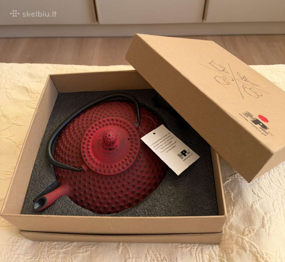 Japoniško stiliaus ketaus arbatinukas, 1,25 l - nuotraukos Nr. 3