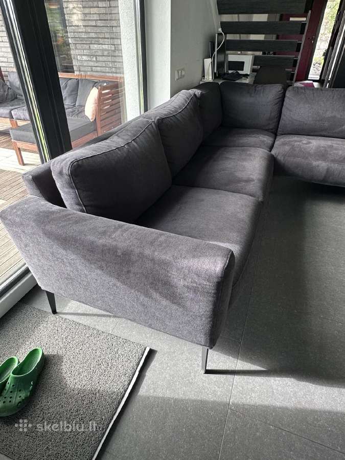 Kampinė sofa, mažai naudota - nuotraukos Nr. 3