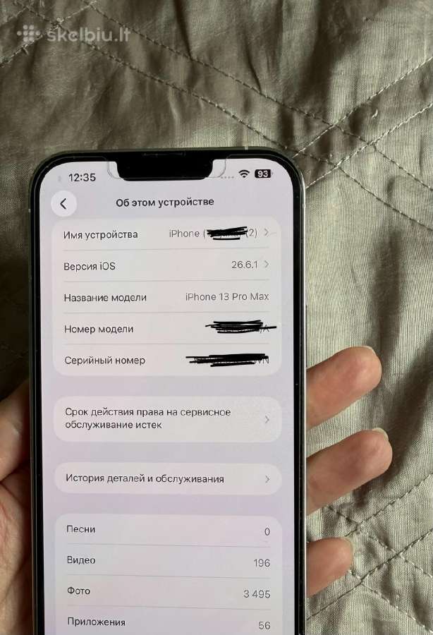 iPhone 13 pro max 128 GB - nuotraukos Nr. 3