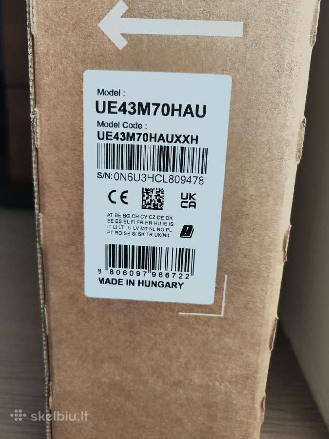 Naujas Samsung TV 43" - nuotraukos Nr. 3