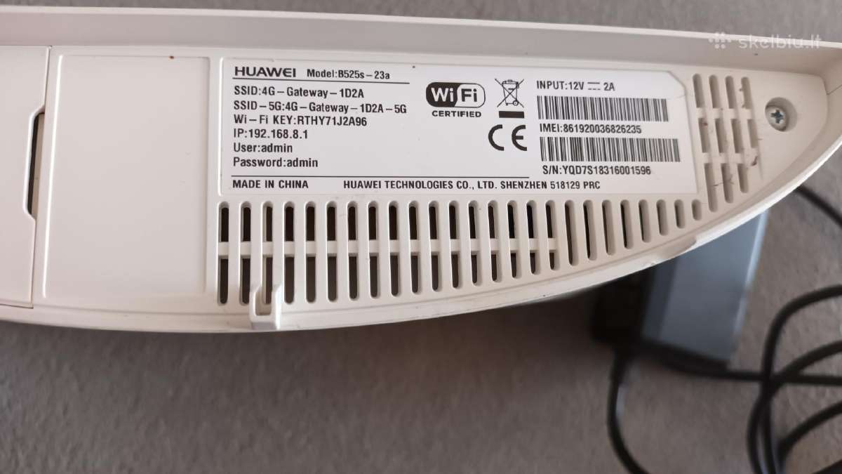 Maršrutizatoris huawei B525s-23a - nuotraukos Nr. 3