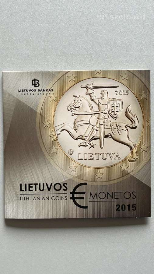 2015m. monetų rinkinys - nuotraukos Nr. 3