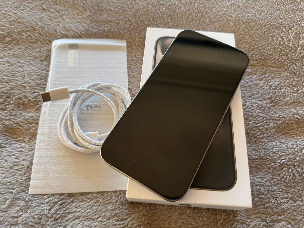 iPhone 15 Pro 128gb - nuotraukos Nr. 2