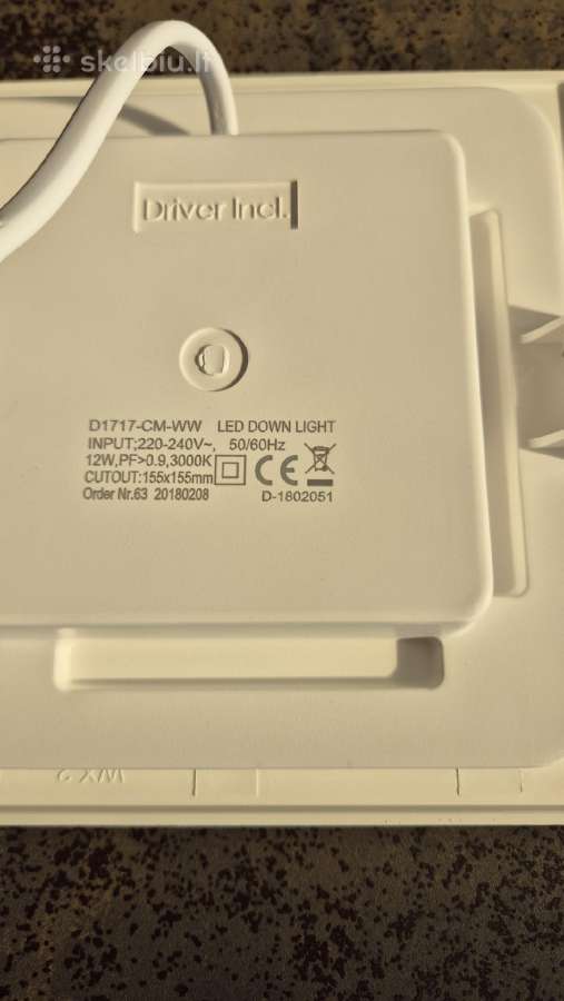 LED šviestuvai, 1 eur. - nuotraukos Nr. 3