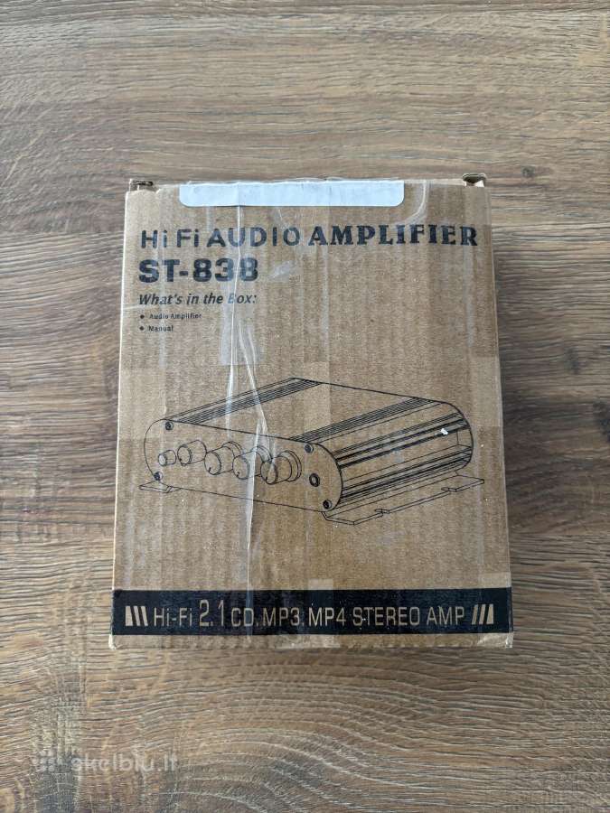 Naujas mini stiprintuvas Rms 20wx2 + 40w sub - nuotraukos Nr. 4