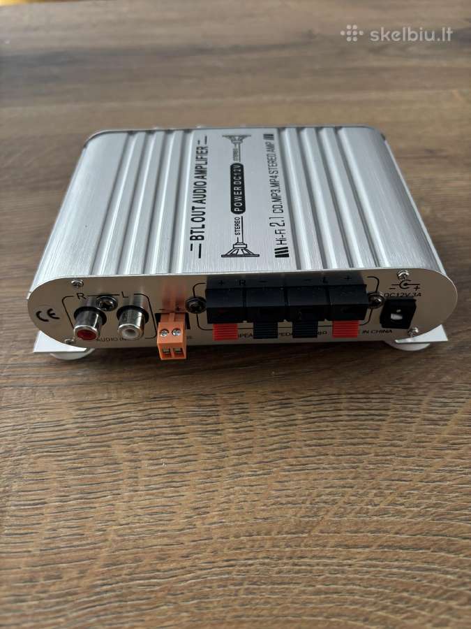 Naujas mini stiprintuvas Rms 20wx2 + 40w sub - nuotraukos Nr. 3