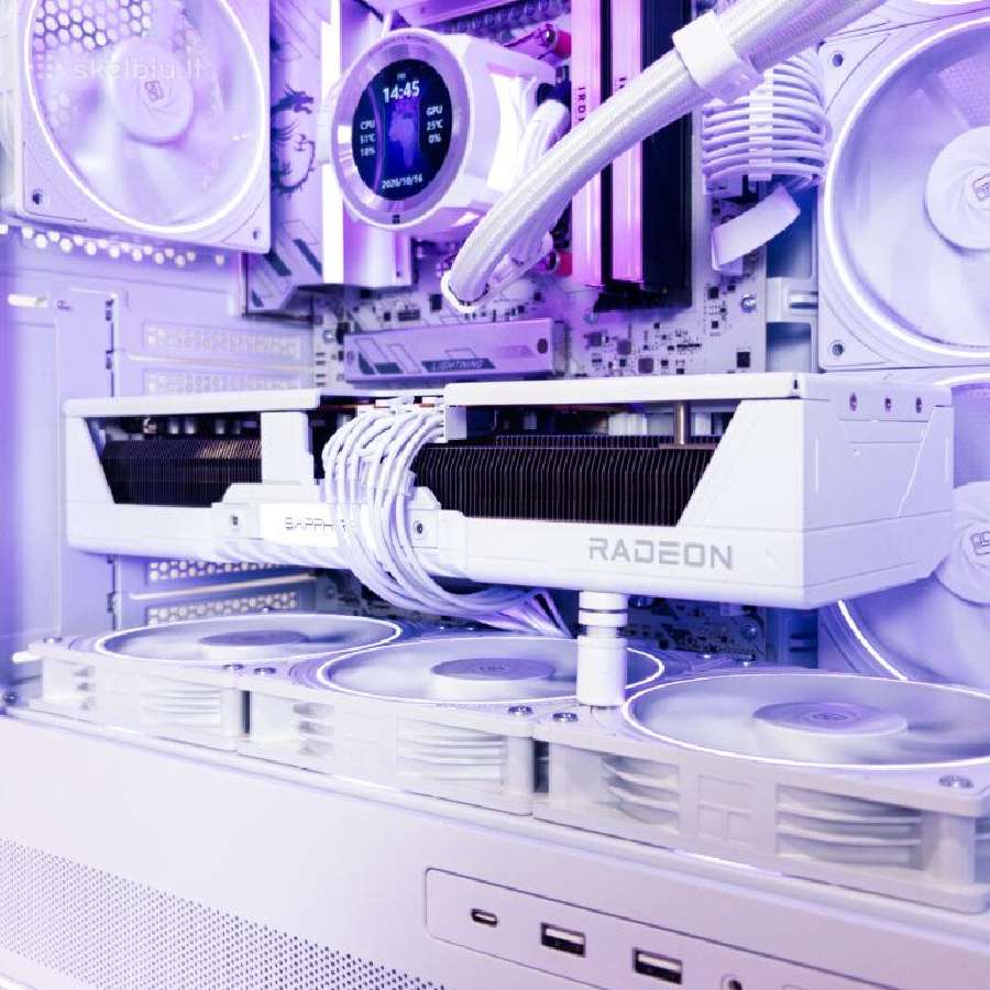 Ryzen 7 9800x3d B850 WiFi 32gb 2tb Rx 9070 XT 16gb - nuotraukos Nr. 3