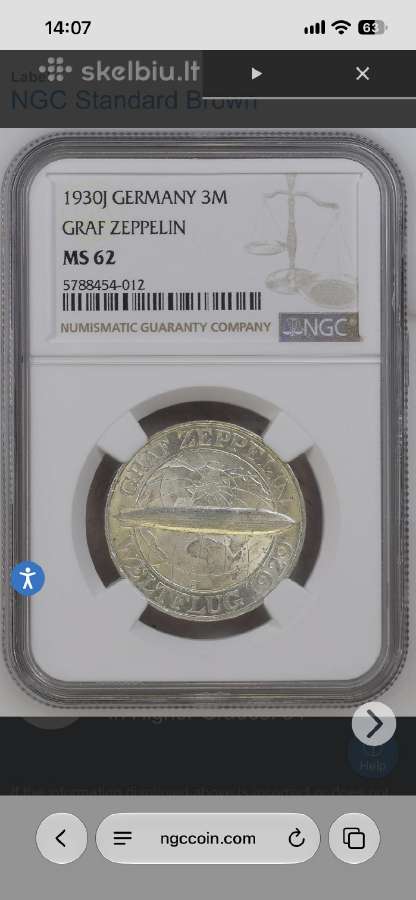 1930m. 3 markės - nuotraukos Nr. 5