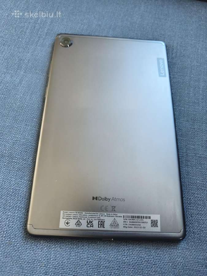 Lenovo Tab M8 64 GB. - nuotraukos Nr. 3