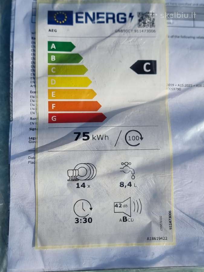 Nauja Aeg Gn850ct (8000 serijos )+ garantija - nuotraukos Nr. 16