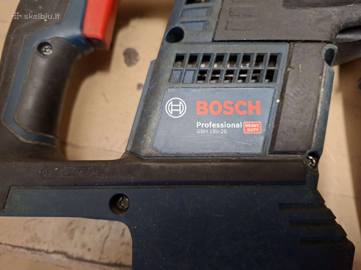 Akum,porfas bosch gbh 18v-26 - nuotraukos Nr. 4
